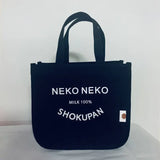 Canvas Lunch Bag Lunch Box Picnic Dinner Container Reusable Food Storage Bags