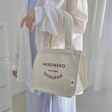Canvas Lunch Bag Lunch Box Picnic Dinner Container Reusable Food Storage Bags