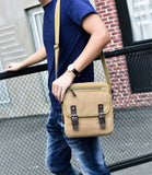 Canvas Men Messenger Bag Male Zipper Flap Shoulder Bag Casual Travel Crossbody