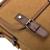 Canvas Men Messenger Bag Male Zipper Flap Shoulder Bag Casual Travel Crossbody