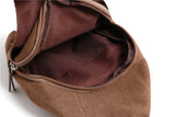 Canvas Men Messenger Bag Military Zipper Shoulder Crossbody Bag