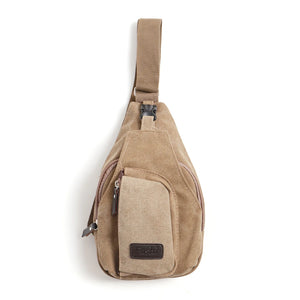 Canvas Men Messenger Bag Military Zipper Shoulder Crossbody Bag
