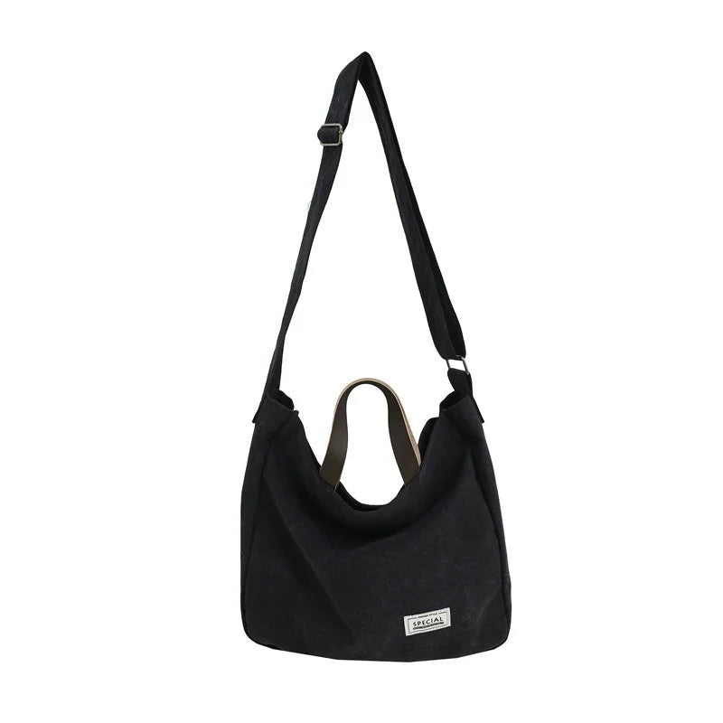 Canvas Messenger Bag Sports Backpack Large Shoulder Satchel