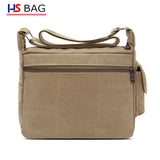 Canvas Men's Shoulder Bag Large Capacity Multi-layer Messenger Bag