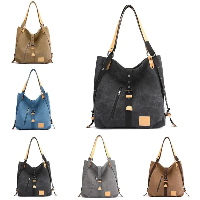 Canvas Messenger Bag Women Handbags Vintage Bag Retro