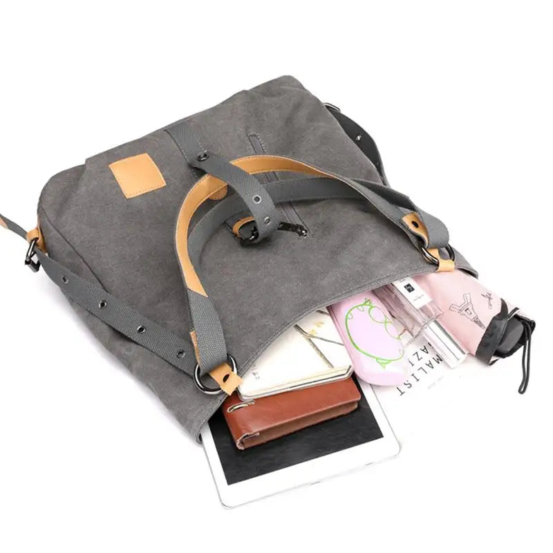 Canvas Messenger Bag Women Handbags Vintage Bag Retro