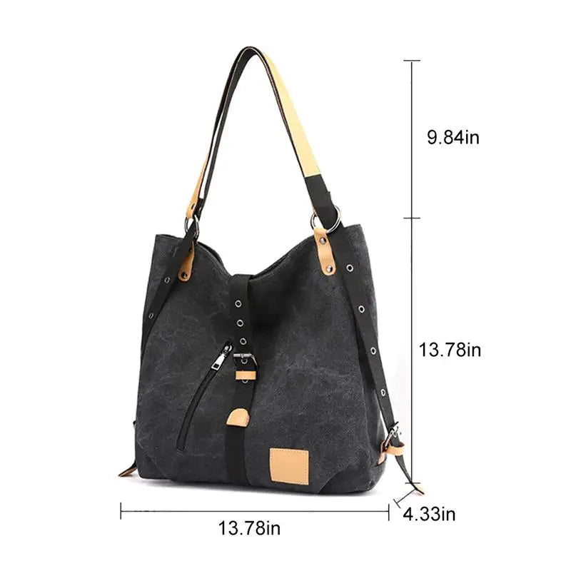 Canvas Messenger Bag Women Handbags Vintage Bag Retro