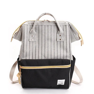 Canvas Printing Backpack Women School Bag Teenage Girls Bookbag Vintage Laptop