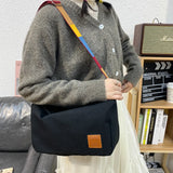 Canvas Shoulder Bag Big Capacity Women Messenger Bag Female Crossbody Bags