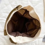 Carrot Canvas Shoulder Bag Tote Crossbody Handbag for Women