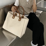 Canvas Shoulder Bags For Women Big Capacity Ladies Bag Female