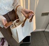 Canvas Shoulder Bags For Women Big Capacity Ladies Bag Female