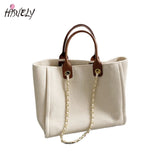 Canvas Shoulder Bags For Women Big Capacity Ladies Bag Female