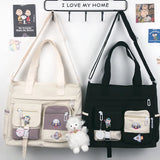 Canvas Women Handbags Messenger Bag Ladies Shoulder Tote Bag