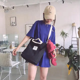 Canvas Womens Tote Bags Crossbody Shoulder Work Travel Book Handbag