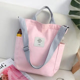 Canvas Womens Tote Bags Crossbody Shoulder Work Travel Book Handbag