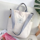 Canvas Womens Tote Bags Crossbody Shoulder Work Travel Book Handbag