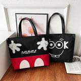 Women's One-Shoulder Canvas Tote Bag
