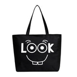 Women's One-Shoulder Canvas Tote Bag
