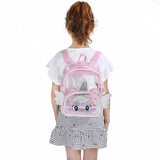 Cartoon Unicorn Transparent Backpack With Wings School Bag