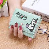 Danganronpa Monokuma Short Wallet Pocket Purse Bear Money Bag