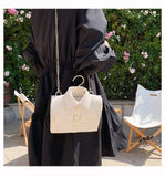 Funny Harajuku Shoulder Bag for Women - Cartoon Coat Shaped Crossbody Purse