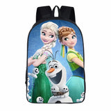 Snow Queen Kids Schoolbag Baby Girls Kindergarten backpacks