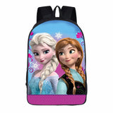Snow Queen Kids Schoolbag Baby Girls Kindergarten backpacks