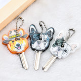 Cartoon Silicone Key Case Cover Dust Cover Holder Pretty Key Chain Pendant