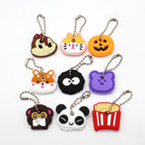 Cartoon Silicone Key Case Cover Dust Holder Keyring