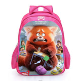 Red Cartoon Backpack Kids School Bag for Boys&Girls Travel Laptop 16inch