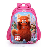 Red Cartoon Backpack Kids School Bag for Boys&Girls Travel Laptop 16inch