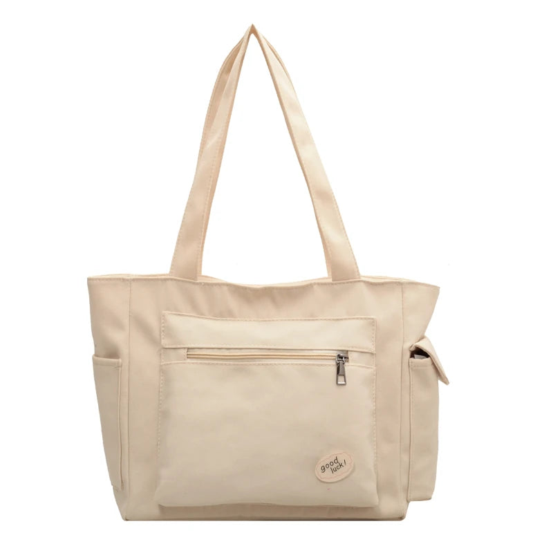Casual Canvas Tote Bag Large Capacity Shoulder Bag