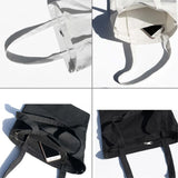 Casual Canvas Tote Bag Large Capacity Shoulder Bag Women Crossbody Bags