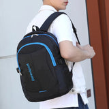 Casual Large Men Backpack High Nylon Schoolbags For Teenager Boys