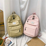 Casual Nylon Women Backpack Student School Bag Teenage Girls Shoulder Bags