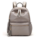 Women's Waterproof Nylon School Backpack for Teens