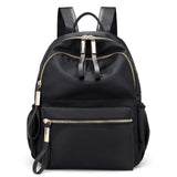 Women's Waterproof Nylon School Backpack for Teens
