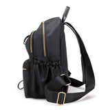 Women's Waterproof Nylon School Backpack for Teens