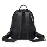 Women's Waterproof Nylon School Backpack for Teens
