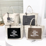 Casual Canvas Totes Handbags Big Shoulder Bags For Women