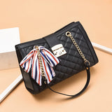 Casual Crossbody Bags For Women PU Leather Messenger Shoulder Bag