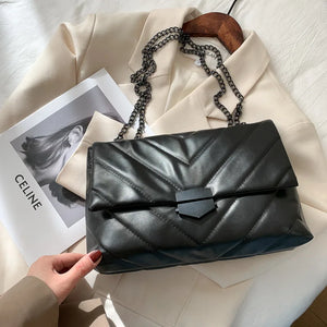 Casual Crossbody Bag Women's Shoulder Handbag PU Leather Messenger