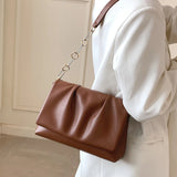 Casual Crossbody Bag for Women PU Leather Messenger Handbag