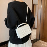 Women's Crossbody Bag PU Leather Shoulder Messenger Handbag