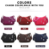 Casual Crossbody Shoulder Bag Women Nylon Waterproof Messenger Bags