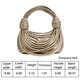 Casual Messenger Bag Woven Rope Knot Women's Version