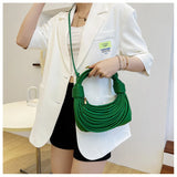 Casual Messenger Bag Woven Rope Knot Women's Version
