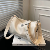 Casual PU Leather Women Shoulder Boston Bags High Ladies Solid Crossbody Bags