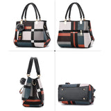 Casual Plaid Shoulder Bag Wild Messenger Female Totes Crossbody Bags